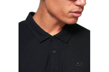 Image of Oakley Relax Polo, Mens, Blackout, Small, FOA401724-02E-S