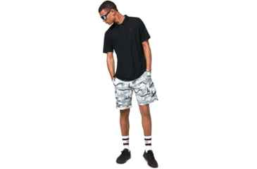 Image of Oakley Relax Polo, Mens, Blackout, Small, FOA401724-02E-S