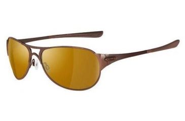 Image of Oakley Restless Polished Brown Frame w/ Dark Bronze Lenses Sunglasses 05-719