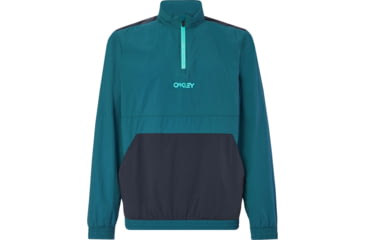 Image of Oakley Retro Lite Packable Anorak, Mens, Bayberry, Medium, FOA401847-70U-M
