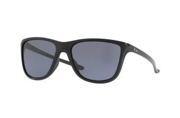 Image of Oakley REVERIE OO9362 Progressive Prescription Sunglasses OO9362-936201-55 - Lens Diameter 55 mm, Frame Color Polished Black