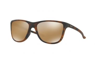 Image of Oakley REVERIE OO9362 Progressive Prescription Sunglasses OO9362-936205-55 - Lens Diameter 55 mm, Frame Color Matte Brown Tortoise