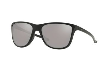 Image of Oakley REVERIE OO9362 Progressive Prescription Sunglasses, 55mm, Matte Black, OO9362-936208-55-PRO