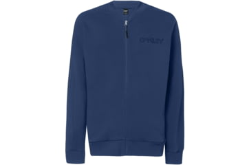 Image of Oakley Reverse Full Zip Bomber - Mens, Universal Blue, 2XL, FOA400451-6ZZ-XXL