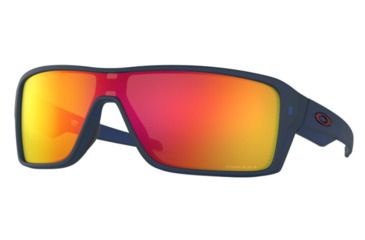Image of Oakley RIDGELINE OO9419 Sunglasses 941903-27 - Matte Translucent Blue Frame, Prizm Ruby Lenses
