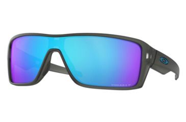 Image of Oakley RIDGELINE OO9419 Sunglasses 941907-27 - Matte Grey Smoke Frame, Prizm Sapphire Polarized Lenses