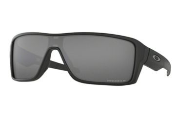 Image of Oakley RIDGELINE OO9419 Sunglasses 941908-27 - Matte Black Frame, Prizm Black Polarized Lenses