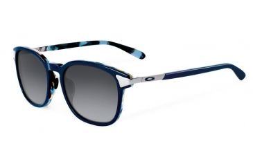 Image of Oakley Ringer Sunglasses Blue Mosaic Frame, Black Grey Gradient Lens-OO2047-05