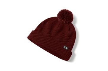 Image of Oakley Riviera Pom Beanie - Mens, Neon Orange 911519-71G-