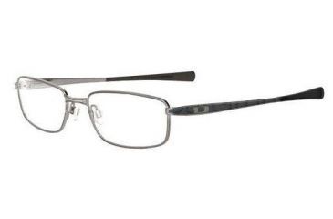 Image of Oakley Rotor 2.0 53mm Brushed Chrome/Gloss Black Eyeglass Frames w/ Blank Lenses OX3063-0653L