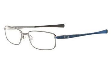 Image of Oakley Rotor 2.0 53mm Brushed Chrome/Navy Blue Eyeglass Frames w/ Blank Lenses OX3063-0553L