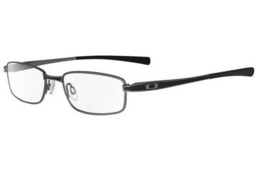 Image of Oakley Rotor 2.0 Brushed Chrome/Black Eyeglass Frames w/ Blank Lenses 22-111