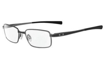Image of Oakley Rotor 4.0 Brushed Chrome/Black Eyeglass Frames w/ Blank Lenses 22-113