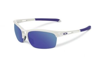 Image of Oakley RPM Square Womens Sunglasses, Arctic Frame, Violet Iridium Lens OO9205-04