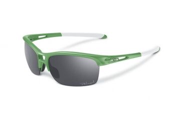 Image of Oakley RPM Square Womens Sunglasses, Honeydew Pearl Frame, Black Iridium Polarized Lens OO9205-08
