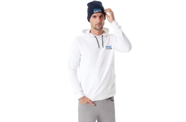 Image of Oakley Rubber Patch Beanie - Mens, Foggy Blue, One Size, 912135-6FB-U