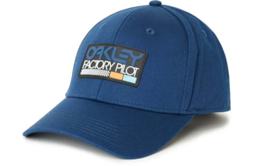 Image of Oakley Rubber Patch Tincan Hat - Mens, Dark Blue, One Size, 912134-609-U