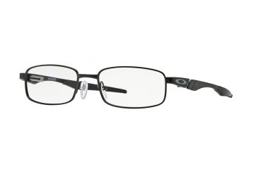Image of Oakley RUDDER OX3171 Eyeglass Frames 317103-52 - Satin Black Frame, Clear Lenses