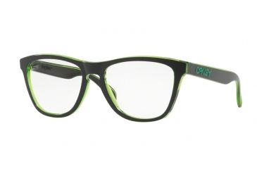 Image of Oakley RX FROGSKIN OX8131 Single Vision Prescription Eyeglasses 813102-54 - Eclipse Green Frame