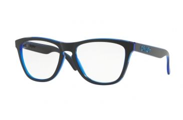 Image of Oakley RX FROGSKIN OX8131 Single Vision Prescription Eyeglasses 813103-54 - Eclipse Blue Frame