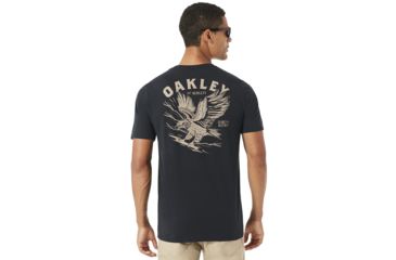 Image of Oakley SC- Eagle S&amp;D FB Tee - Men's, Blackout, Medium, 456859A-02E-M