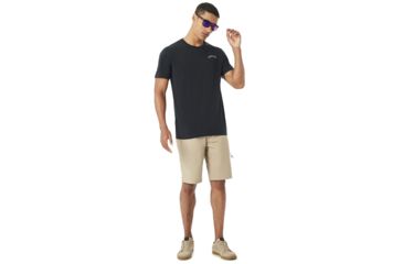 Image of Oakley SC- Eagle S&amp;D FB Tee - Men's, Blackout, Medium, 456859A-02E-M