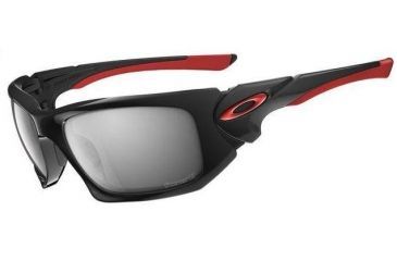 Image of Oakley Scalpel Ducati Polished Black Frame w/ Black Iridium Lenses Sunglasses OO9095-08