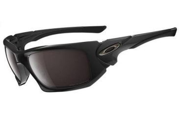 Image of Oakley Scalpel Polished Black Frame w/ Black Iridium Polarized Lenses Sunglasses OO9095-11