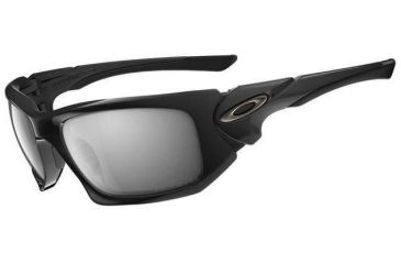 Image of Oakley Scalpel Polished Black Frame w/ Grey Polarized Lenses Sunglasses OO9095-05