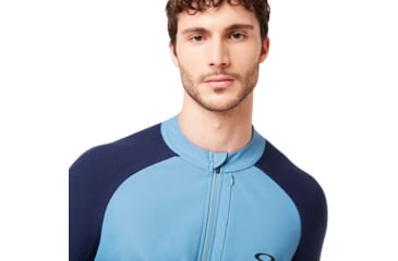 Image of Oakley Seamless Hybrid Sweater - Mens, Alien Blue, Extra Large, 461752-68L-XL