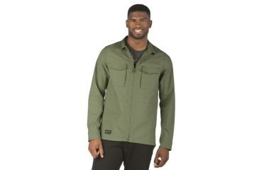 Image of Oakley Sergeant Jacket, Worn Olive, Medium 412055-79B-MD