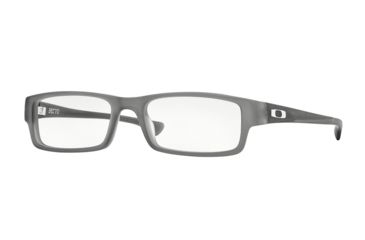 Image of Oakley Servo Eyeglasses Frame 106607-53 - Satin Smoke Frame, Clear Lenses