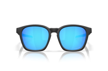 Image of Oakley Shackle Sunglasses, Matte Black, PRIZM Sapphire, PRIZM Sapphire, OO9507D-0152