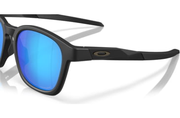 Image of Oakley Shackle Sunglasses, Matte Black, PRIZM Sapphire, PRIZM Sapphire, OO9507D-0152