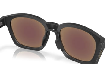 Image of Oakley Shackle Sunglasses, Matte Black, PRIZM Sapphire, PRIZM Sapphire, OO9507D-0152
