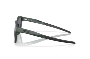 Image of Oakley Shackle Sunglasses, Matte Hunter Green, PRIZM Grey, PRIZM Grey, OO9507D-0652