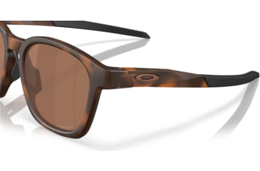 Image of Oakley Shackle Sunglasses, Matte Tortoise, PRIZM Tungsten, PRIZM Tungsten, OO9507D-0352