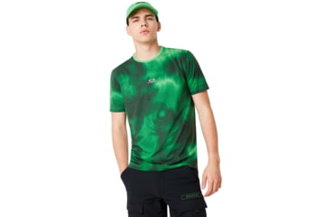 Image of Oakley Shadow Tee - Mens, Laser Green, Medium, 457937-73E-M