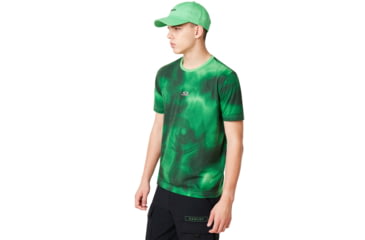Image of Oakley Shadow Tee - Mens, Laser Green, Medium, 457937-73E-M