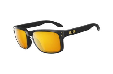 Image of Oakley Holbrook Progressive Prescription Sunglasses - Polished Black Frame OO9102-08