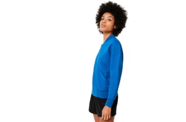 Image of Oakley Short Bomber Jacket - Womens, Blue Power, Medium, 571674-6PB-M