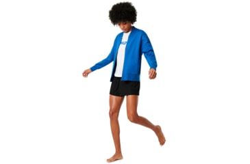 Image of Oakley Short Bomber Jacket - Womens, Blue Power, Medium, 571674-6PB-M