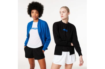 Image of Oakley Short Bomber Jacket - Womens, Blue Power, Medium, 571674-6PB-M