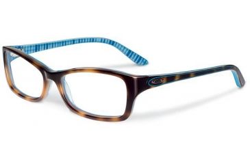 Image of Oakley Short Cut Eyeglasses, Tortoise Plaid, 55.2 mm OX1088-0153