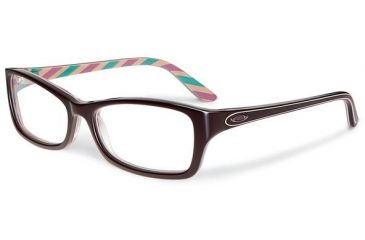 Image of Oakley Short Cut Eyeglasses, Brown Cosmo, 55.2 mm OX1088-0253