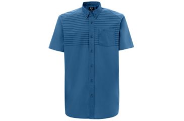 Image of Oakley Short Sleeve Woven Shirt 2 - Mens, Ensign Blue, Extra Large, 401881-64W-XL