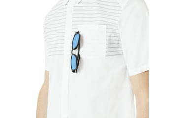 Image of Oakley Short Sleeve Woven Shirt 2 - Mens, White, XXL, 401881-100-XXL