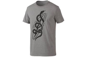 Image of Oakley SI 50/50 Sea Snakes Tee - Mens, Athletic Heather Grey, 2XL, 455502-24G-XXL