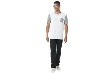 Image of Oakley 50/50 Solid Pocket Tee - Men's, White, Medium, 455950-100-M