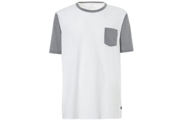 Image of Oakley 50/50 Solid Pocket Tee - Men's, White, Medium, 455950-100-M